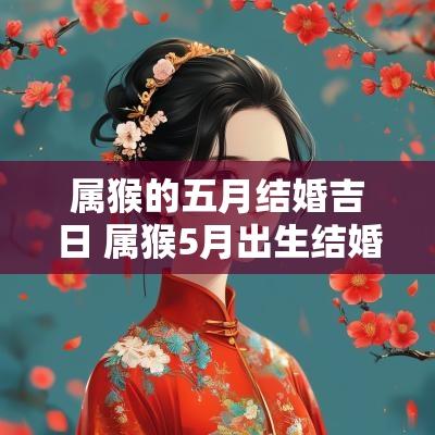 属猴的五月结婚吉日 属猴5月出生结婚日子