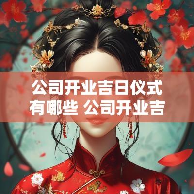 公司开业吉日仪式有哪些 公司开业吉日仪式流程