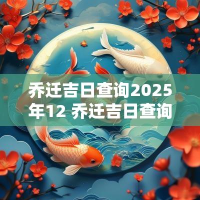 乔迁吉日查询2025年12 乔迁吉日查询2025