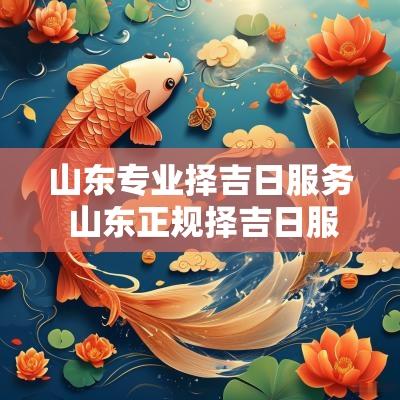 山东专业择吉日服务 山东正规择吉日服务