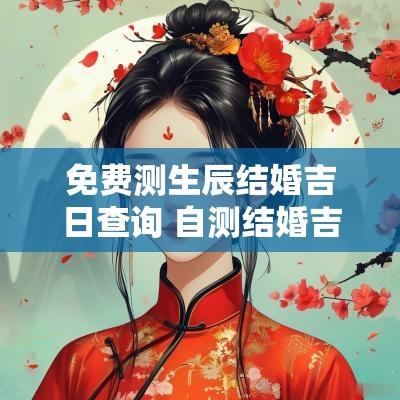 免费测生辰结婚吉日查询 自测结婚吉日查询软件免费版