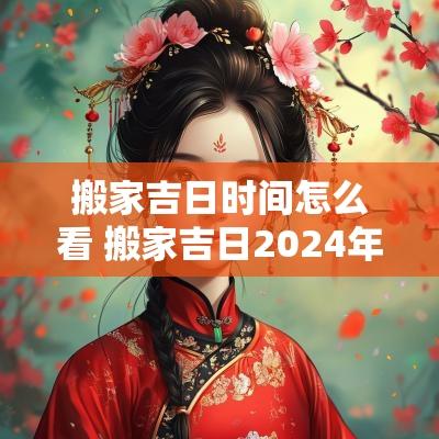 搬家吉日时间怎么看 搬家吉日2025年最佳时间