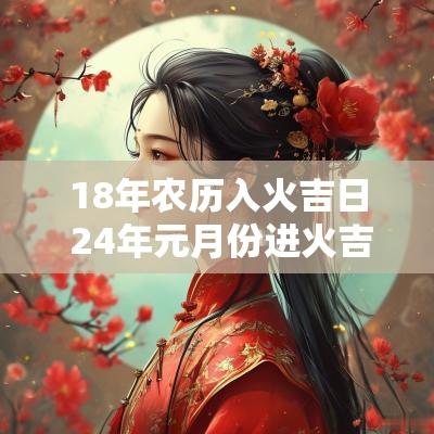 18年农历入火吉日 24年元月份进火吉日查询
