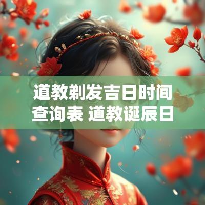 道教剃发吉日时间查询表 道教诞辰日表