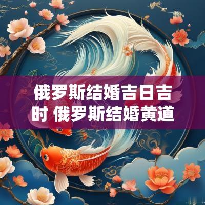 俄罗斯结婚吉日吉时 俄罗斯结婚黄道吉日