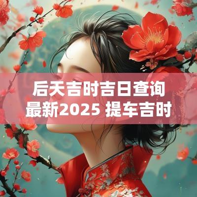 后天吉时吉日查询最新2025 提车吉时吉日查询2025