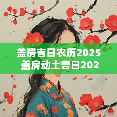 盖房吉日农历2025 盖房动土吉日2025年