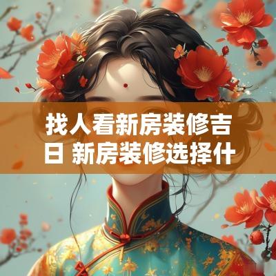找人看新房装修吉日 新房装修选择什么吉日为佳