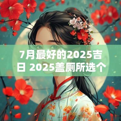 7月最好的2025吉日 2025盖厕所选个吉日