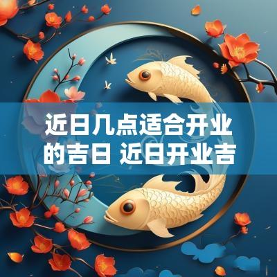 近日几点适合开业的吉日 近日开业吉日