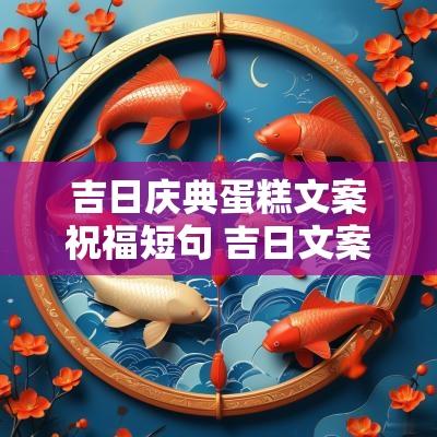 吉日庆典蛋糕文案祝福短句 吉日文案短句干净