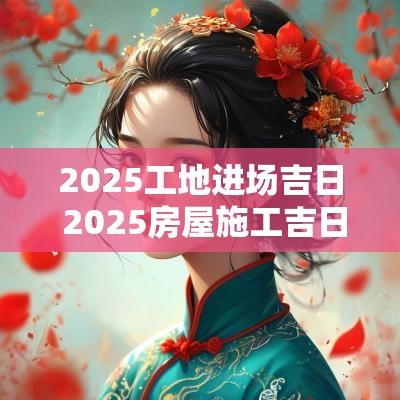 2025工地进场吉日 2025房屋施工吉日