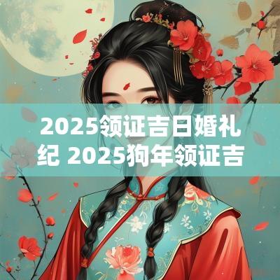 2025领证吉日婚礼纪 2025狗年领证吉日