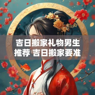 吉日搬家礼物男生推荐 吉日搬家要准备什么