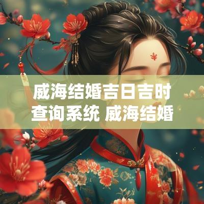 威海结婚吉日吉时查询系统 威海结婚看风水择吉日