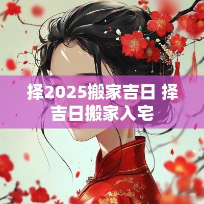 择2025搬家吉日 择吉日搬家入宅