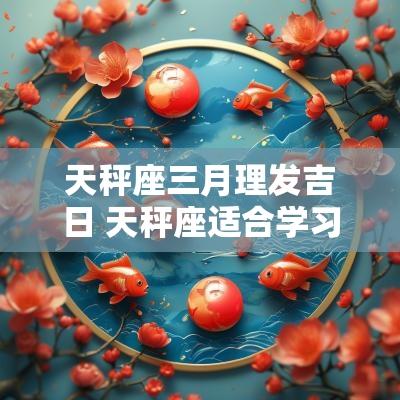 天秤座三月理发吉日 天秤座适合学习理发么