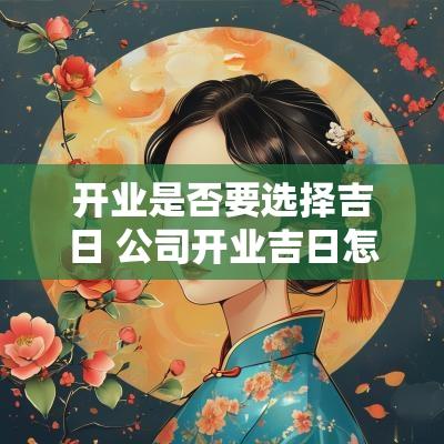 开业是否要选择吉日 公司开业吉日怎么选择