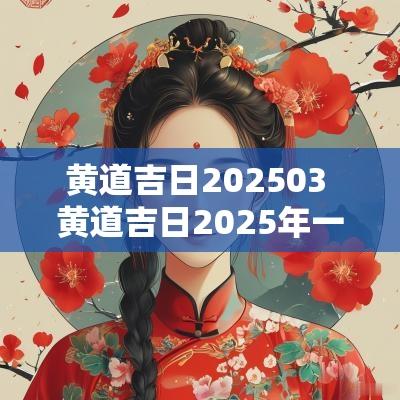 黄道吉日202503 黄道吉日2025年一览表