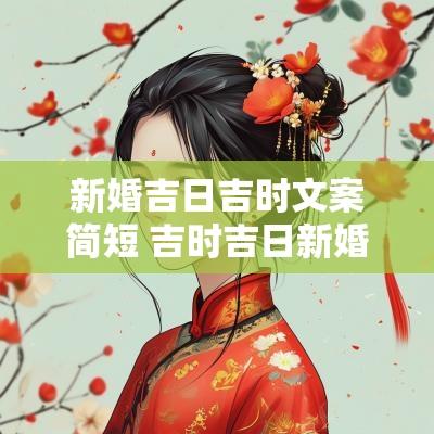 新婚吉日吉时文案简短 吉时吉日新婚文案