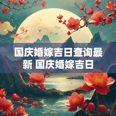 国庆婚嫁吉日查询最新 国庆婚嫁吉日