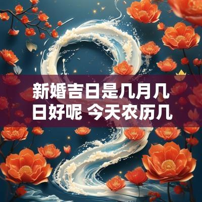 新婚吉日是几月几日好呢 今天农历几月几日是吉日