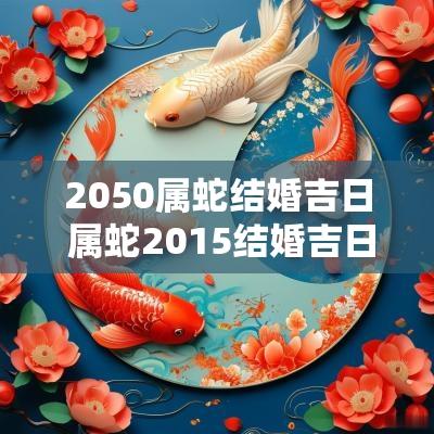 2050属蛇结婚吉日 属蛇2015结婚吉日