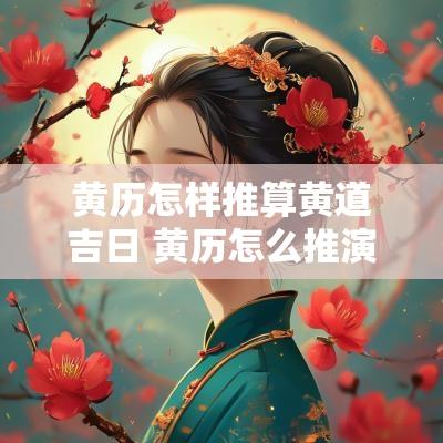 黄历怎样推算黄道吉日 黄历怎么推演出来的