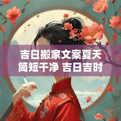 吉日搬家文案夏天简短干净 吉日吉时乔迁新居文案