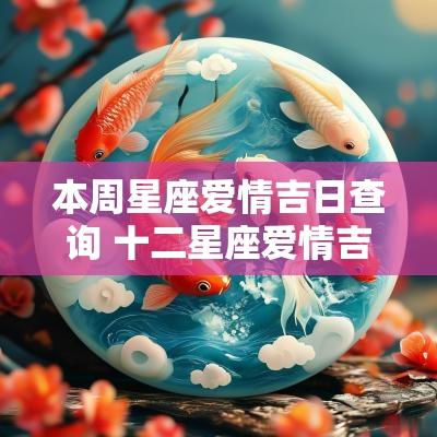本周星座爱情吉日查询 十二星座爱情吉日查询 本周星座爱情吉日查询 十二星座爱情吉日查询
