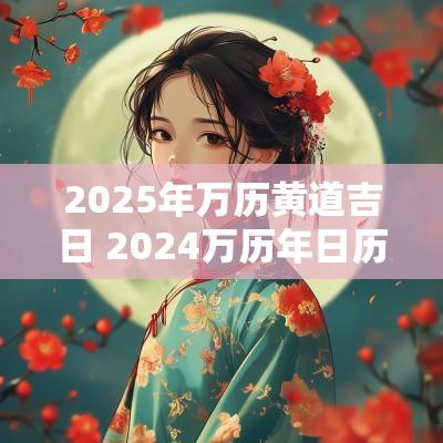 2025年万历黄道吉日 2025万历年日历查询