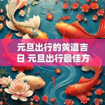 元旦出行的黄道吉日 元旦出行最佳方案