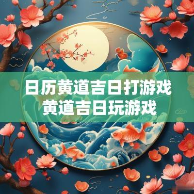 日历黄道吉日打游戏 黄道吉日玩游戏