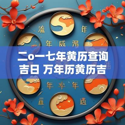 二o一七年黄历查询吉日 万年历黄历吉日吉时下载