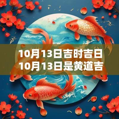 10月13日吉时吉日 10月13日是黄道吉日