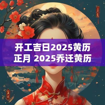 开工吉日2025黄历正月 2025乔迁黄历吉日查询