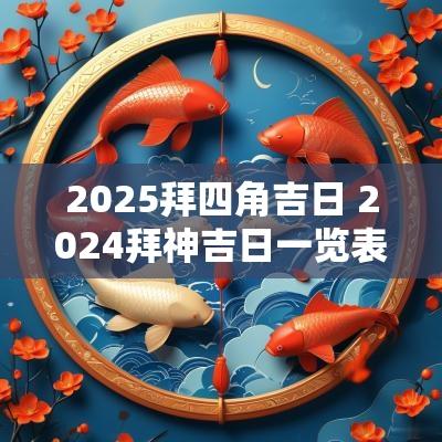 2025拜四角吉日 2025拜神吉日一览表