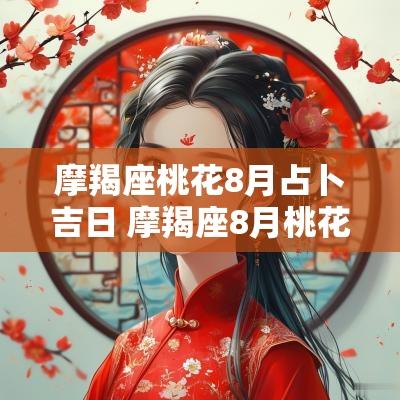 摩羯座桃花8月占卜吉日 摩羯座8月桃花