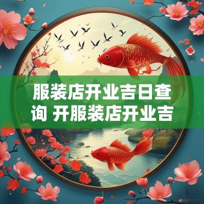 服装店开业吉日查询 开服装店开业吉日大全