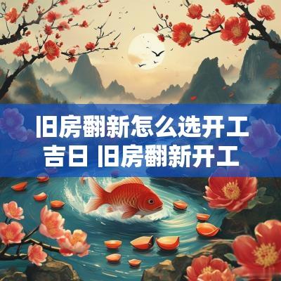 旧房翻新怎么选开工吉日 旧房翻新开工有什么仪式和讲究
