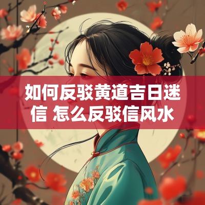 如何反驳黄道吉日迷信 怎么反驳信风水的人