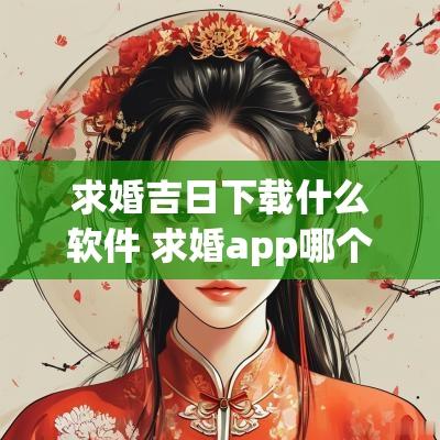 求婚吉日下载什么软件 求婚app哪个靠谱