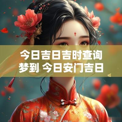 今日吉日吉时查询梦到 今日安门吉日吉时查询大全