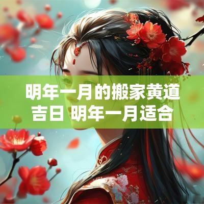 明年一月的搬家黄道吉日 明年一月适合搬家的好日子