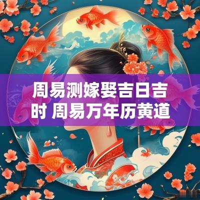 周易测嫁娶吉日吉时 周易万年历黄道吉日