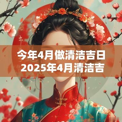 今年4月做清洁吉日 2025年4月清洁吉日