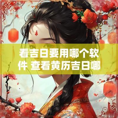 看吉日要用哪个软件 查看黄历吉日哪个软件好