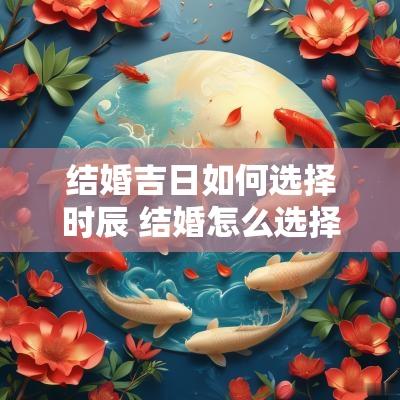 结婚吉日如何选择时辰 结婚怎么选择黄道吉日和时辰