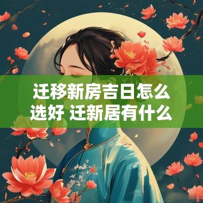 迁移新房吉日怎么选好 迁新居有什么讲究怎么择吉日