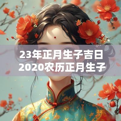 23年正月生子吉日 2025农历正月生子黄道吉日